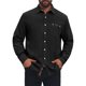 thumbnail image 1 of INSPIRE CHIC Camisa de Vestir de Hombre con Contraste, Cuello de Cuadros, Camisas Casual de Botones XL Negro, 1 of 8