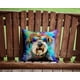thumbnail image 4 of Almohada Decorativa Schnauzer Hippie Dawg, 4 of 6