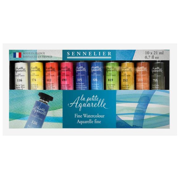 Acuarelas Sennelier 10×21 ml Calidad Estudiante
