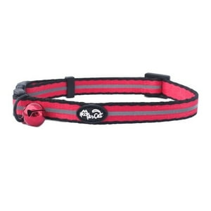 Mascan - Collar Reflectante Rojo Para Gato Mascat