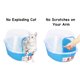 thumbnail image 3 of Caja de arena petphabet 63 cm azul claro extra grande, 3 of 9