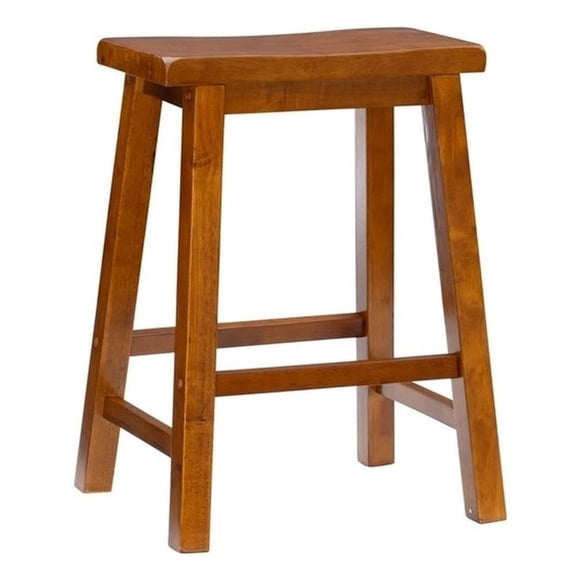 Taburete de barra Powell 61 cm marrón miel