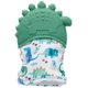 thumbnail image 2 of Manopla de dentición Itzy Ritzy, silicona, relajante, color verde, diseño de dinosaurio, 2 of 4