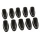 thumbnail image 5 of Gancho para batería de tambor de tambor de 10 piezas para piezas de instrumento de precusión negro, 5 of 5