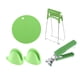 thumbnail image 1 of Juego Antiescaldaduras De Cocina Que Se Mueve Fácilmente Y Protege Las Manos, Resistente, Multiusos, Verde, 1 of 5