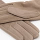thumbnail image 3 of Guantes Mujer Gamuza Básicos Suaves Elegantes Abrigados Invierno beige Talla Única, 3 of 5