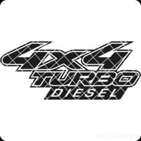 Rienda Libre - Sticker 4X4 Turbo Diesel Off Road Awd Todo Terreno Camioneta