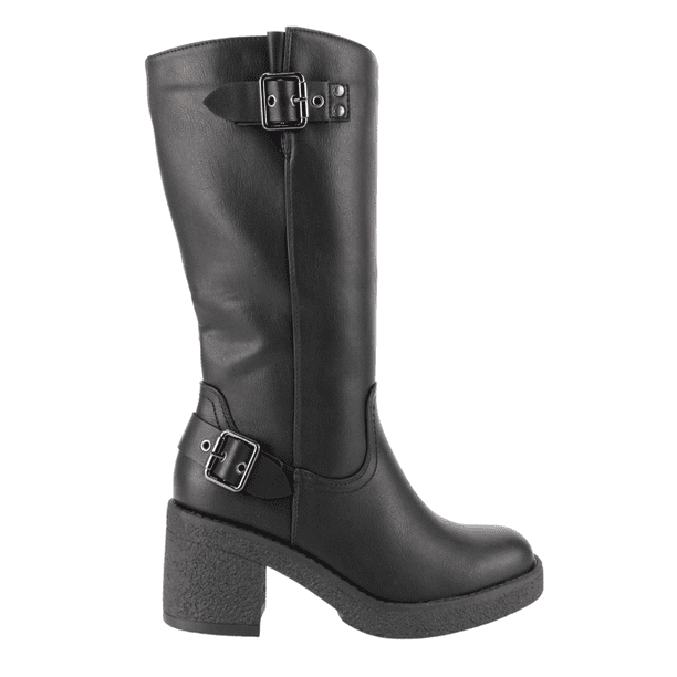 Bota Agua de Coco Doble Correa Negra