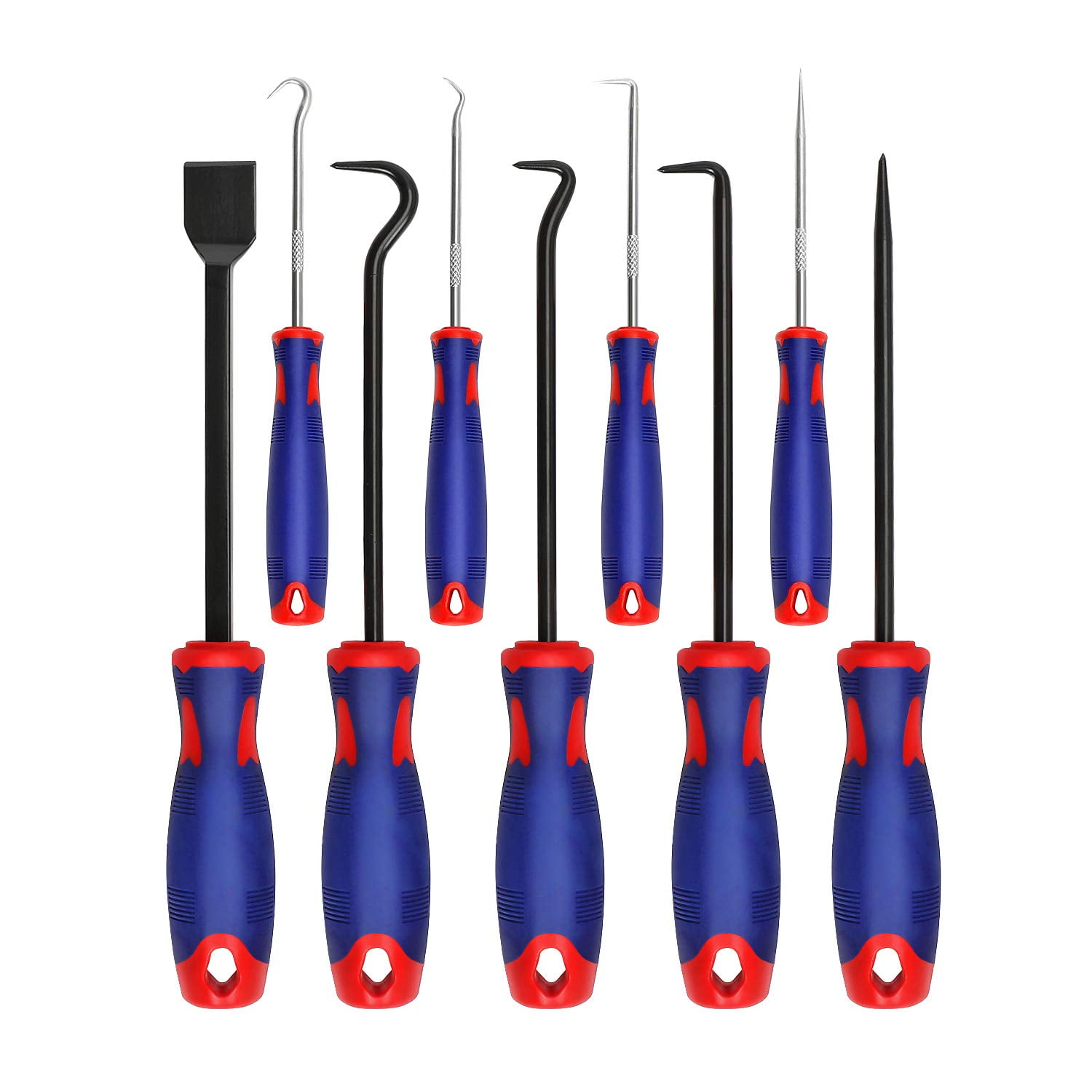 Juego De Ganchos Y Ganchos Precision Workpro W000846a, 9 Piezas
