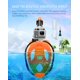 thumbnail image 5 of Máscara de snorkel de cara completa Greatever G2 con sistema Dry Top, 5 of 6