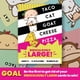 thumbnail image 4 of Juego de cartas Taco Cat Goat Cheese Pizza ridículamente grande, 4 of 7