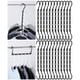 thumbnail image 1 of Perchas Mr. Pen que ahorran espacio, plástico negro, 24 unidades, 1 of 6