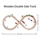 thumbnail image 2 of Set de tren de madera SainSmart Jr. para niños pequeños con rieles de doble cara, 2 of 7