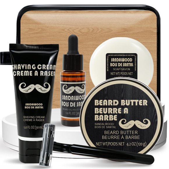 Kit Barba Rinse Robust 6PC Sandalwood