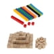 thumbnail image 2 of 100xCounters Cubes+ 100xBLOQUES DE CONSTRUCCIóN DE MADERA NATURAL LADRILLOS CUBOS, 2 of 5