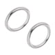 thumbnail image 3 of 2x Boat Marine 304 Acero Inoxidable Pulido O Ring Soldado Liso 10x80mm, 3 of 5