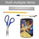 thumbnail image 5 of Bella La Bella y la Bestia-theme Cylinder Pen Holder Pencil Organizer with Flannel Lining PVC Leather Material Cardboard Base for study work 10*8CM, 5 of 6