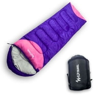 Wild Travel - Saco De Dormir Extremo -15° +10° Morado 1800G.