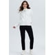 thumbnail image 4 of Polerón Mujer Liso Estilo Bomber Crudo, 4 of 4