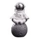 thumbnail image 5 of Resina Astronauta Astronauta Estatua Adorno Oficina En Casa Escritorio Figurita Decoraciones Plata 9,5x8x15,5 Cm, 5 of 5