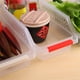 thumbnail image 5 of Caja de almacenamiento de alimentos para refrigerador que ahorra espacio, cestas de almacenamiento de cocina, estante para refrigerador y congelador, organizador de congelador de gran capacidad, 5 of 8