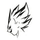 thumbnail image 1 of Sticker Dragon Ball Vegeta Akira Toriyama Auto Camioneta, 1 of 3
