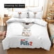 thumbnail image 1 of x1265 Bed Sheets Cartoon The Secret Life of Pets Bedding Set Twin Full Size Bed Set Adult Kid Bedroom Duvet cover Sets 3-Piece Bedding Set (1 Duvet Cover + 2 Pillow Shams) nj1265, 1 of 5