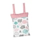 thumbnail image 3 of Bolsa De Pañales Para Bebé, Bolsa De Toallitas Húmedas Con Cremallera Para Actividades Al Aire Libre, Viajes, Picnic, Rosa Y Blanco, 3 of 5