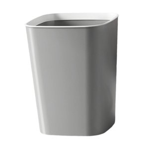 Bothyi - Papelera Papelera Rectangular Papelera Para Baño Cocina Escritorio Gris 12 L