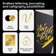 thumbnail image 5 of Marcadores de pintura ARTISTRO Oro – Set de 5 con puntas variadas, 5 of 6