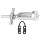 thumbnail image 4 of Extractor De Corcho De Plata De Aleación De Zinc Con Sacacorchos Cruzados En Espiral Manual Para Restaurante Estilo C, 4 of 5