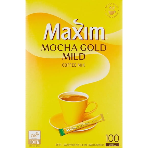 Mezcla de café Maxim Mocha Gold Mild 12 g x 100 piezas (1,2 kg)