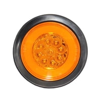 Gotek - Foco Trasero 4 Pulg Ambar Led Bi-Volts Tipo Halo