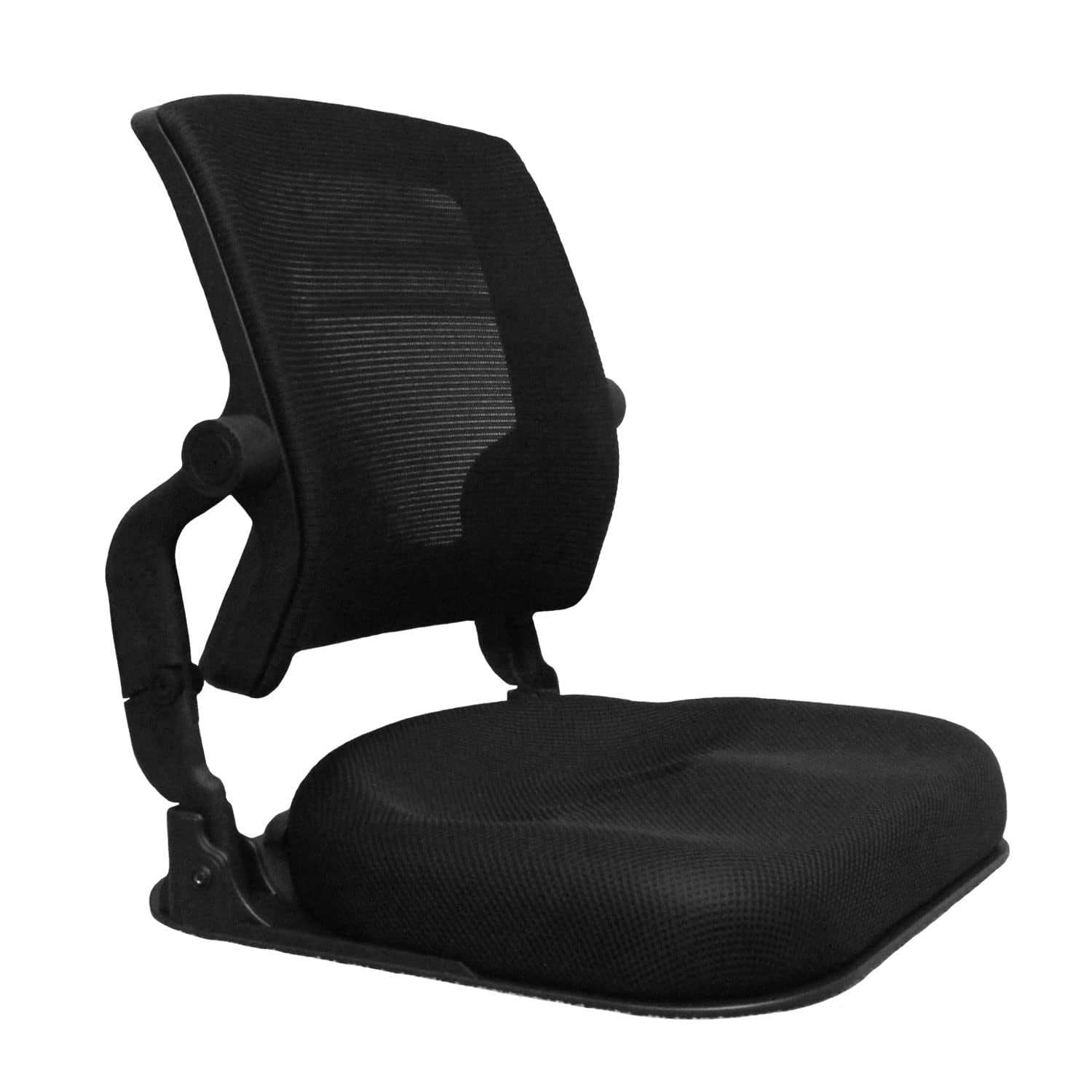 Silla De Piso Plegable Ortopédica Hihip Con Soporte Para La Espalda, Negra