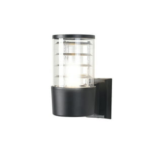 Hbled - Aplique Espiral Simple Porta E-27 Negro Incluye Ampolleta Fría