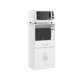 thumbnail image 1 of Mueble Cocina Para Microondas Con Puerta Luna Blanco, 1 of 3
