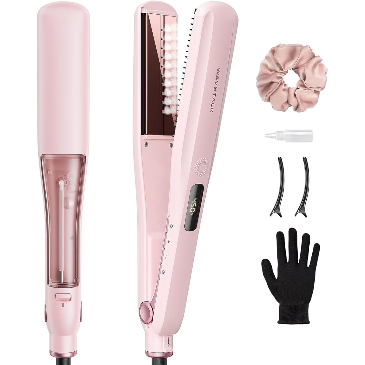 Plancha De Pelo A Vapor Wavytalk Titanio 5 Temperaturas
