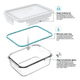 thumbnail image 3 of Taper contenedor hermético para alimento 750 ml 3u, 3 of 3
