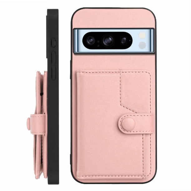 FOXDOCK Funda para Google PIXEL 8 pro con Bloqueo RFID - Diseño Elegante con Cierre de Botón