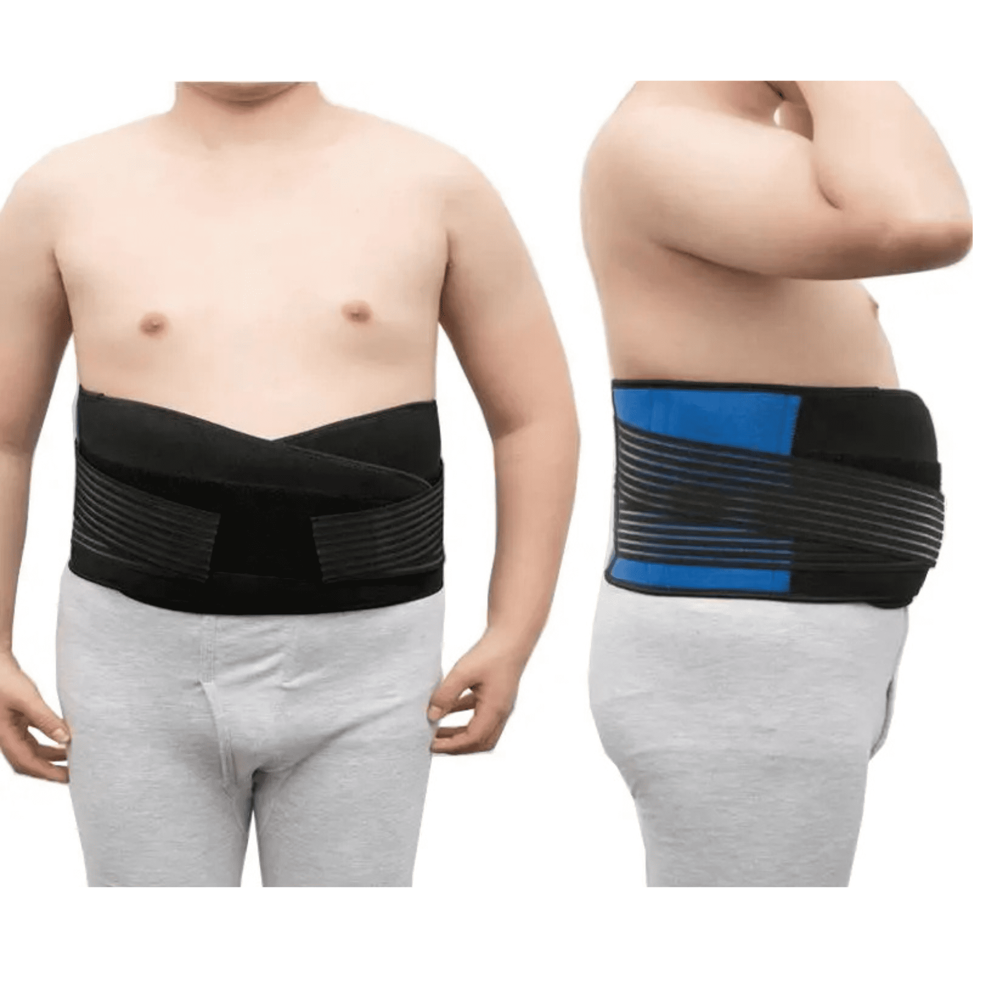 Genérico - Faja Lumbar De Compresión Ajustable Cinturón De Neopreno