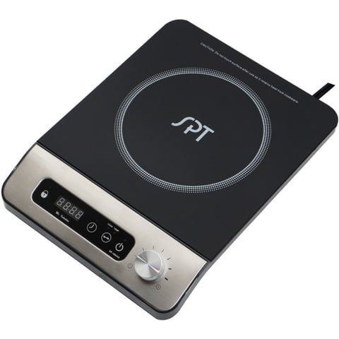 Estufa De Inducción Spt Sr-1885Ss 1650W 9H59M Con Temporizador Negro