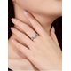 thumbnail image 3 of Anillos de Compromiso de Moissanita de 2 Quilates para Mujer Color D VVS1 Anillo de Diamante de Oro Anillos de Boda de Plata Esterlina S925 para Mujer Anillo de Moissanita, 3 of 7