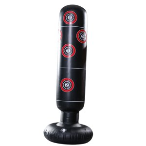 Ioensy - Saco De Boxeo Inflable Con Soporte, Equipo De Boxeo Para Ejercicios De Entrenamiento Mma