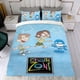 thumbnail image 4 of Zona de Tiza Conjunto de sábanas temático, trío de piezas, cómodo y amigable con la piel, diseño único, regalo de decoración para el hogar para familiares, amigos y fans,135cm *200cm, 4 of 6