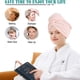 thumbnail image 3 of Toallas absorbentes de secado rápido para el cabello: paquete de 3 para mujeres con cabello rizado, largo, húmedo y grueso., 3 of 5