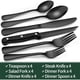 thumbnail image 2 of Set Cubiertos EWFEN 24 Piezas Acero Negro con Cuchillos Carne, 2 of 3