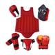 thumbnail image 4 of Conjunto De Equipo De Protección De Boxeo, Casco Para Entrenamiento Deportivo, Kickboxing, Taekwondo, Rojo, S, 4 of 5