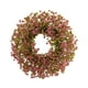 thumbnail image 3 of Corona para Puerta de Entrada, Corona de Flores Artificiales, Corona Redonda de Primavera Y Verano, Guirnalda Colgante para Decoración de Ventanas de Rosa roja, 3 of 5