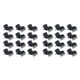 thumbnail image 3 of 24Pc Plástico Hot Roller Super Clips Hair Curler Claw Clamp Para Mujer Negro, 3 of 5