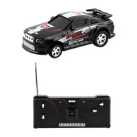 Magideal - Mini Coche Rc De Juguete, Vehículo Rc De Juguete Para Patios Traseros, Interior, Eléctrico, Exterior Con Luz, Vehículo De Hobby, Juguete Para Niños Y Negro